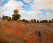 克劳德 莫奈 : Wild Poppies, Near Argenteuil
